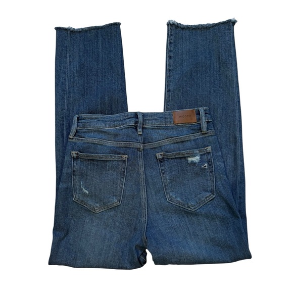 Hidden Tracey High Rise Classic Straight Distressed Jean, Style #HD1223ST, Sz 26 - Picture 8 of 16